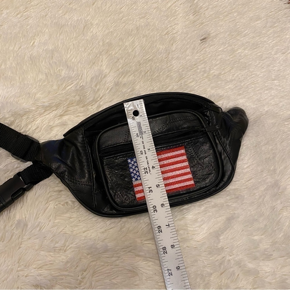 American Flag Patchwork Lambskin Funny Pack - image 6